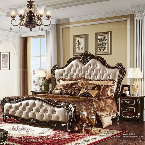 Teak Wood Carved Bed - Application: ...................