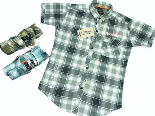 Pure Cotton Boys Checked Shirt