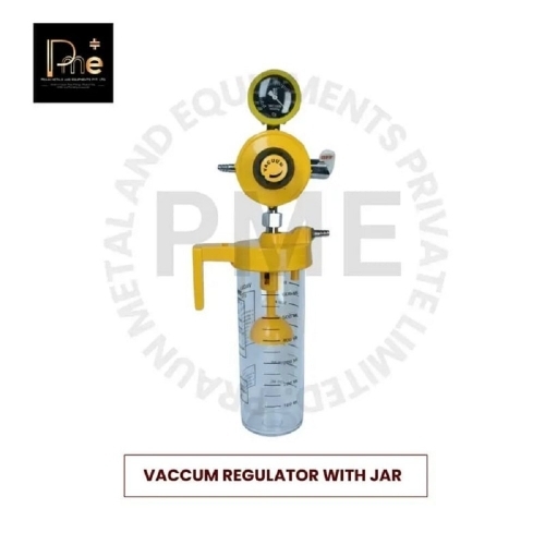 Vaccume regulator with jar