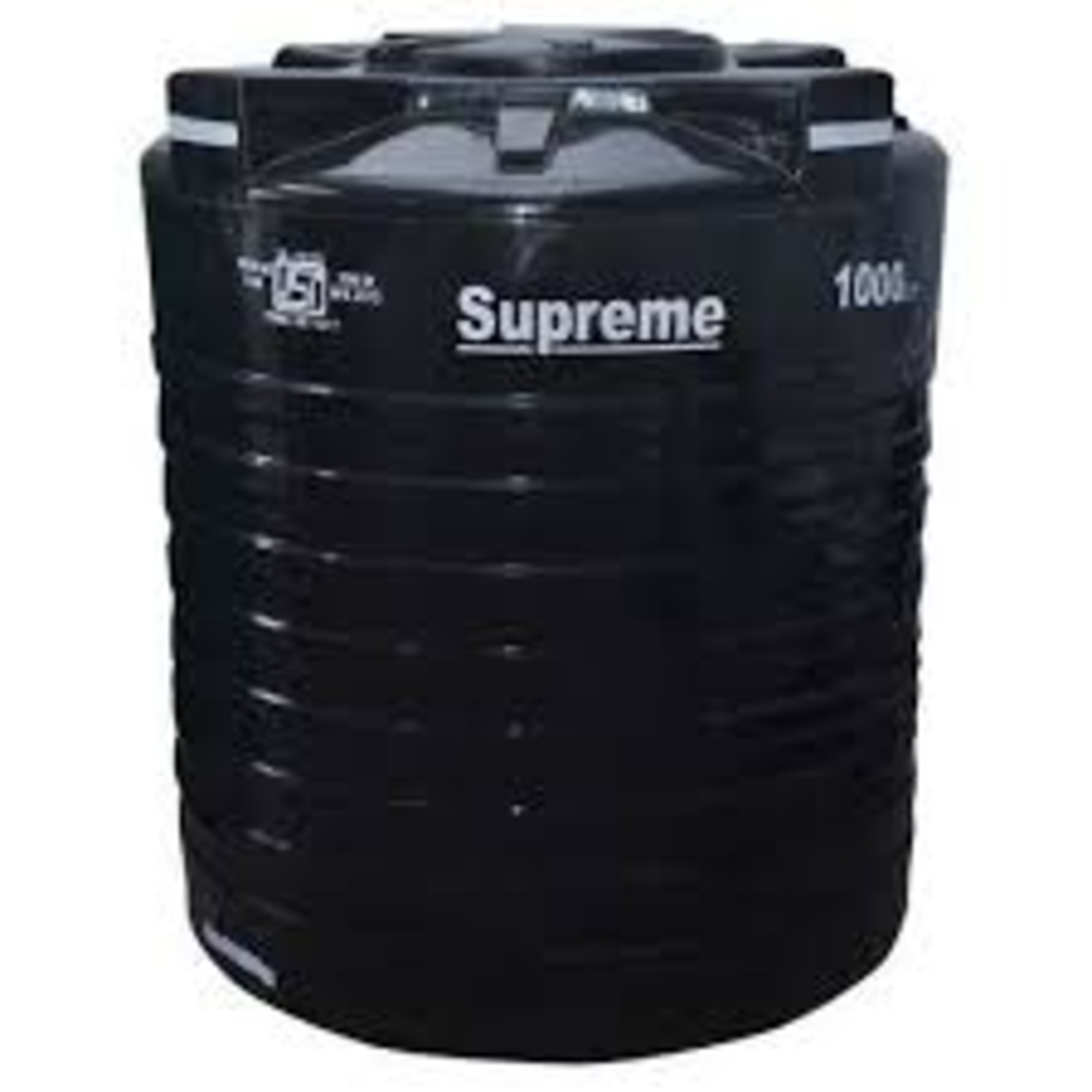 1000 Ltr Supreme Water Tank - Color: Black