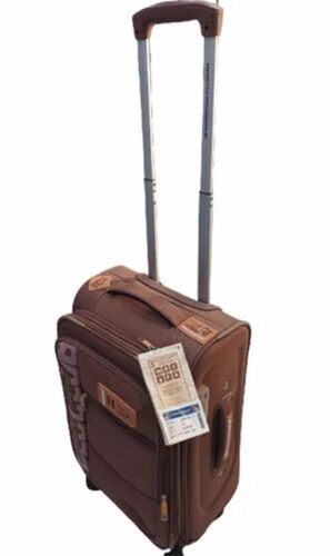 Brown Luggage Trolley Bag