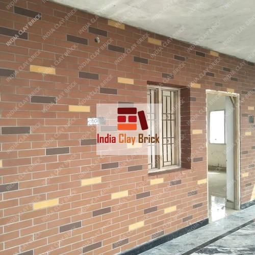 Clay Brick Facing Tile - Color: Red