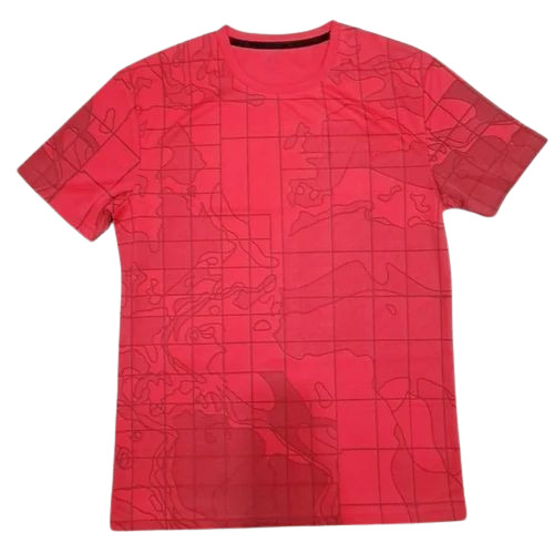 Red Printed T Shirt
