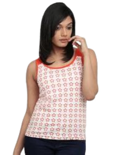 Sleeveless Ladies T Shirt