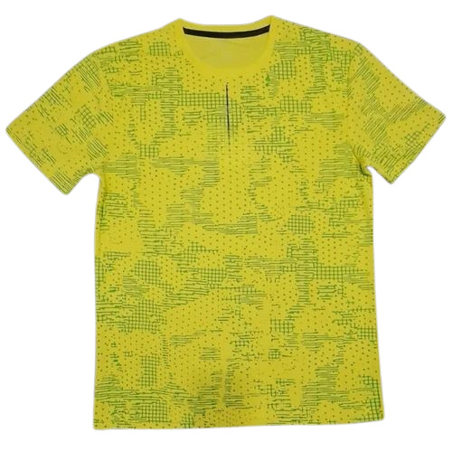 Yellow Printed T Shirt