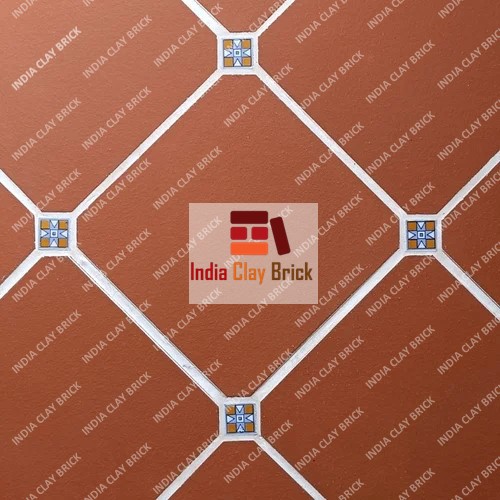Clay Tile For Terrace Floor - Color: Reds / Pinks