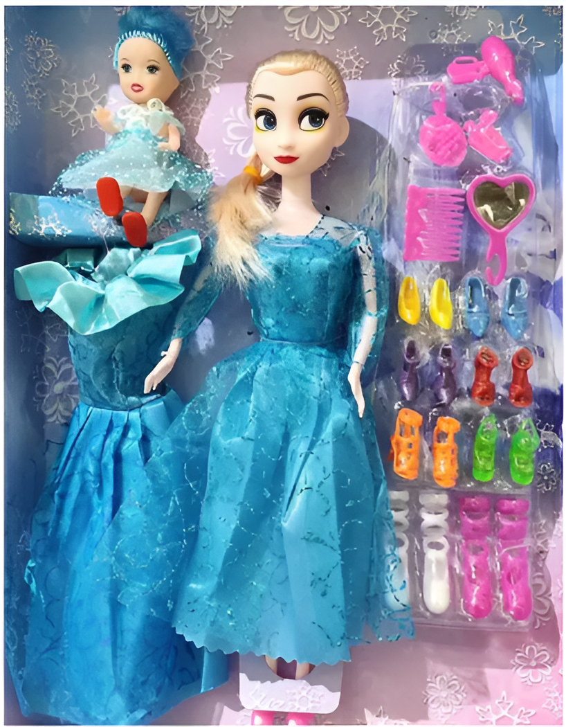 Frozen Doll Set - Age Group: 3 To 15