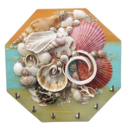 Handcrafted Seashell Key Holder