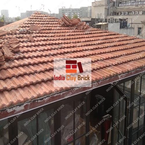 Mangalore Tile Roof - Color: Reds / Pinks