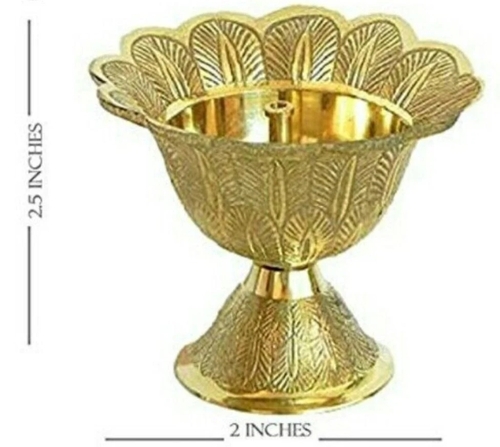 Polished Brass Devdas Jyoti