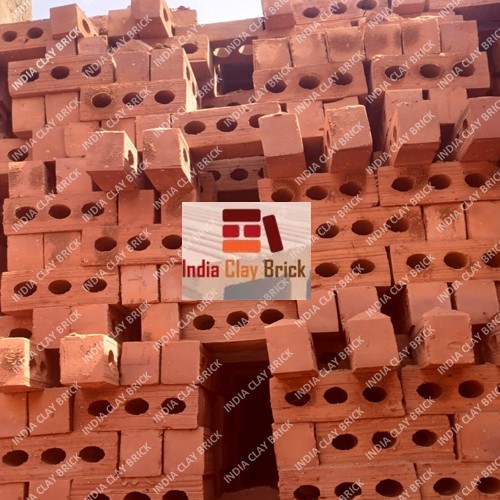 Red Exposed Brick - Material: Clay