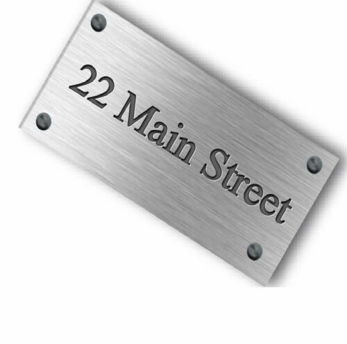 Stainless Steel Name Plates