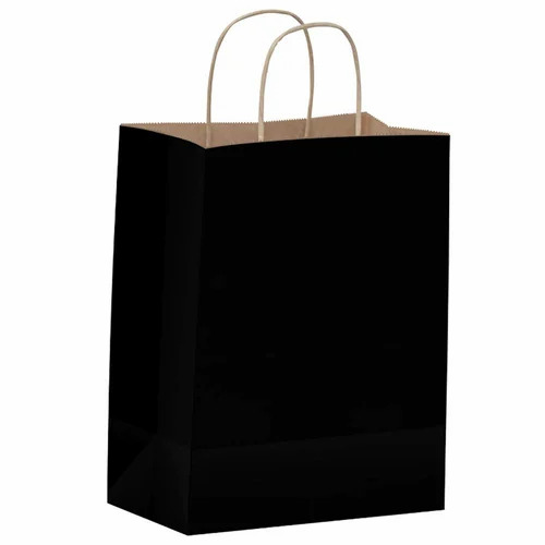Black Paper Carry Bag