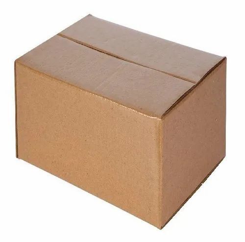 Brown Pvc Laminated Plain Corrugated Box