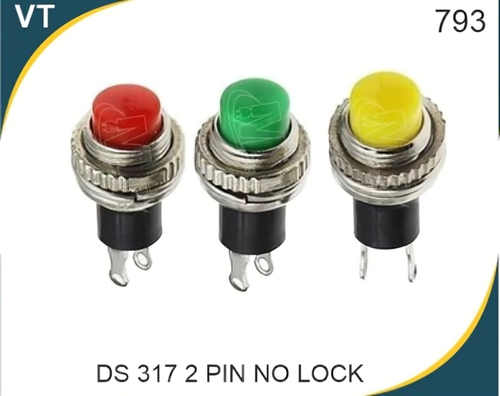 Push Switch No Lock