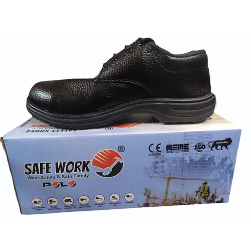 PVC Black Safety Shoes
