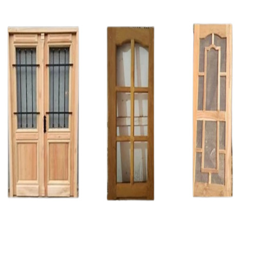 Wooden Jali Door Design