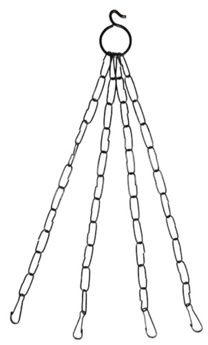 15 Inch Hanging Basket Metal Chain
