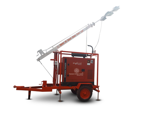 5 kW Telescopic Mobile Solar Tower Light