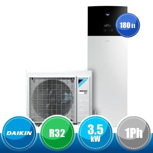 Daikin Sb.Ehfh03S18D 003 Mini R32 Heating 3.5Kw 180L Air Conditioner - Capacity: 220 Ton