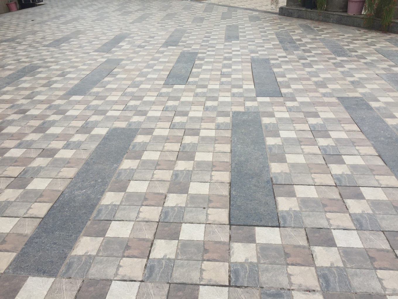 Digital Parking Tiles - Color: Beige