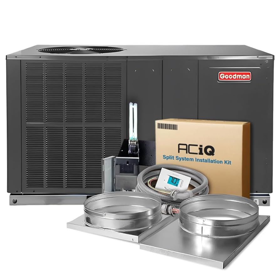 Goodman 2 Ton 13.4 Seer2 Multi-Position Ac Unit 60K Gas - Attributes: Strong