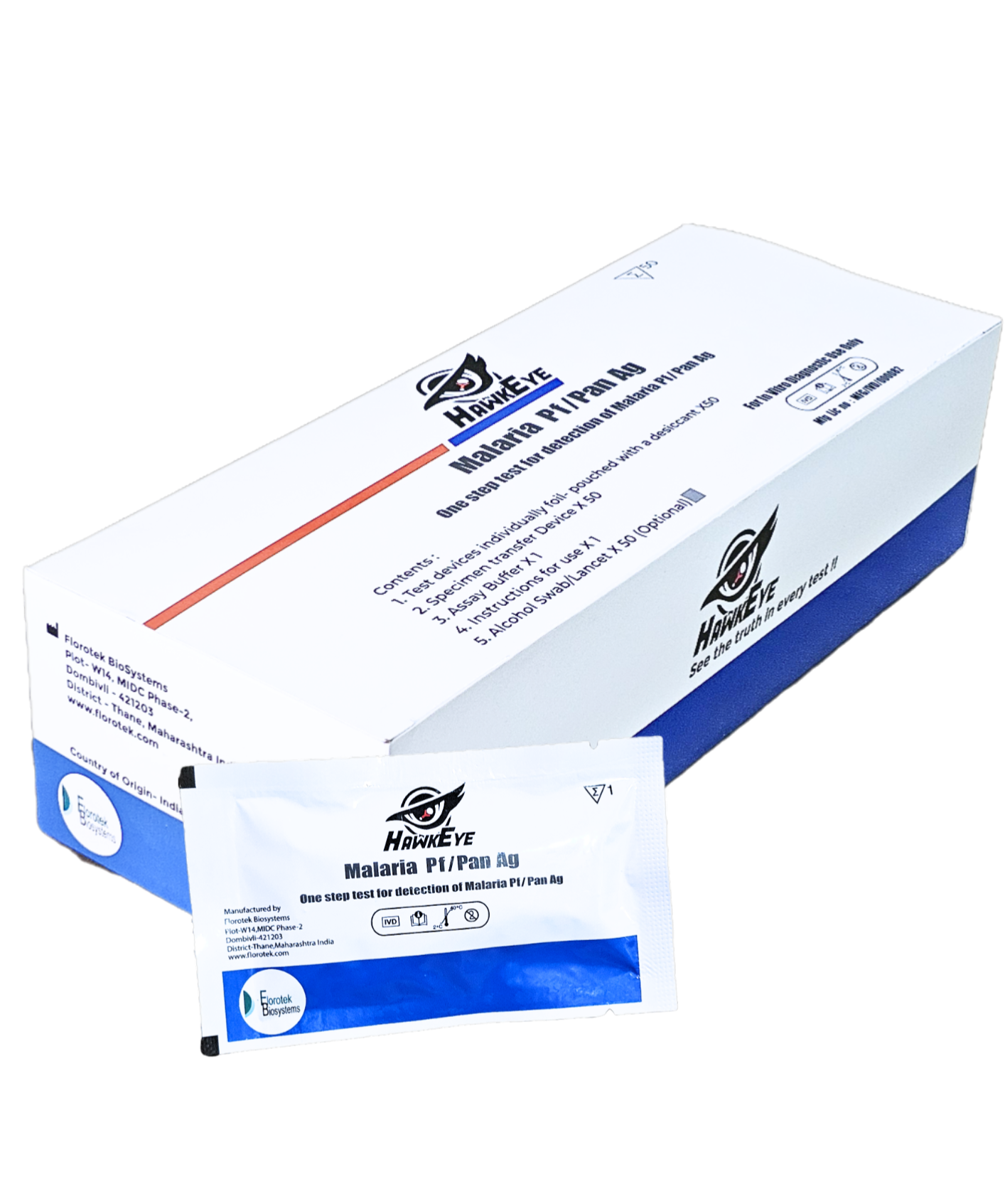 HawkEye Malaria Pf Pan Ag Kit