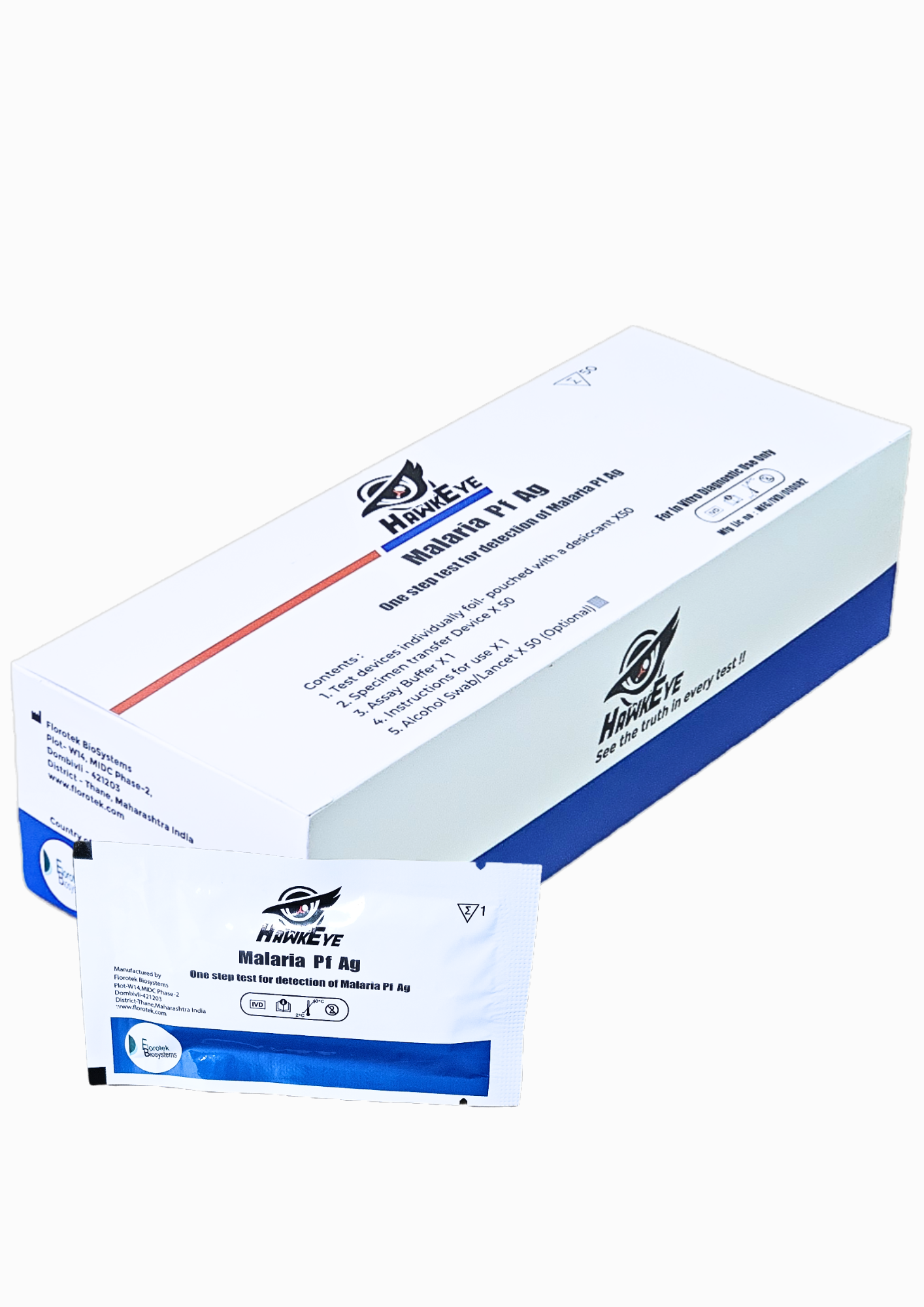 Hawkeye Rapid Malaria Test Kit Pf Ag - Application: Hospital And Clinical Use