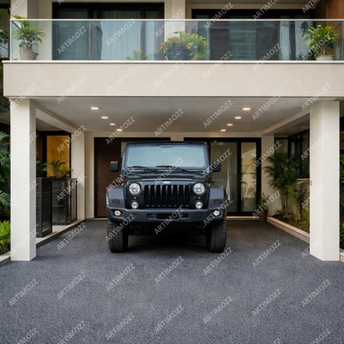 Heavy Duty Parking Tiles - Color: Beige