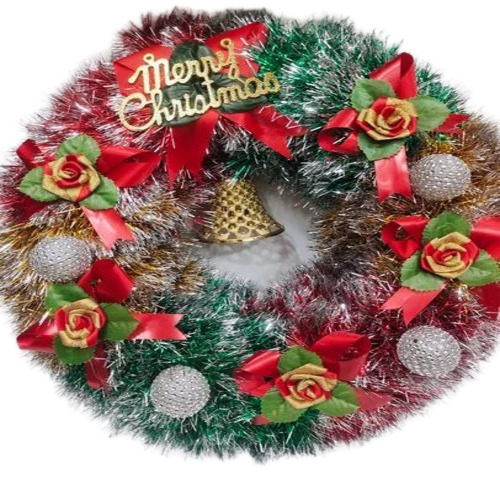 Round Christmas Wreath