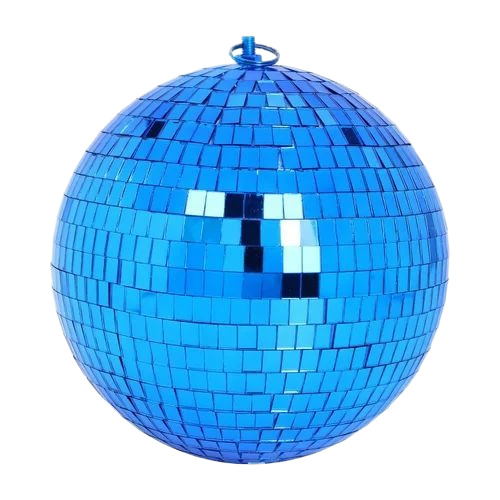 Round Silver Mirror Christmas Ball