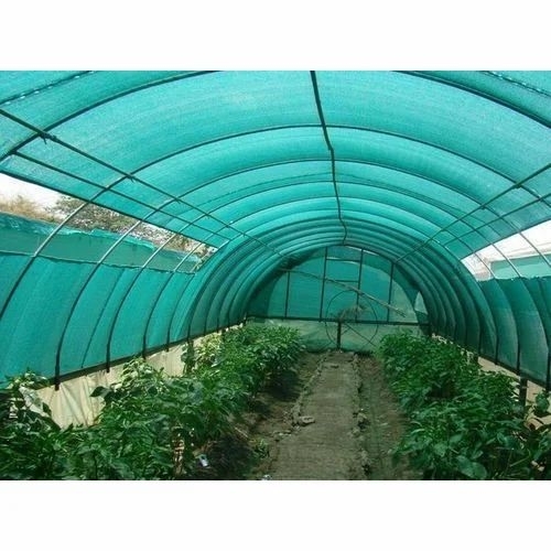 Agriculture Green Tunnel Type Net - HDPE Material, Green | UV Resistant, Weather Resistant, Tear Resistant, Lightweight