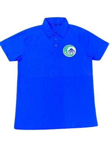 Blue Polyester T Shirt
