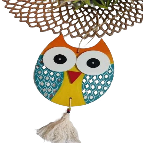 Handmade Owl Wall Hanging