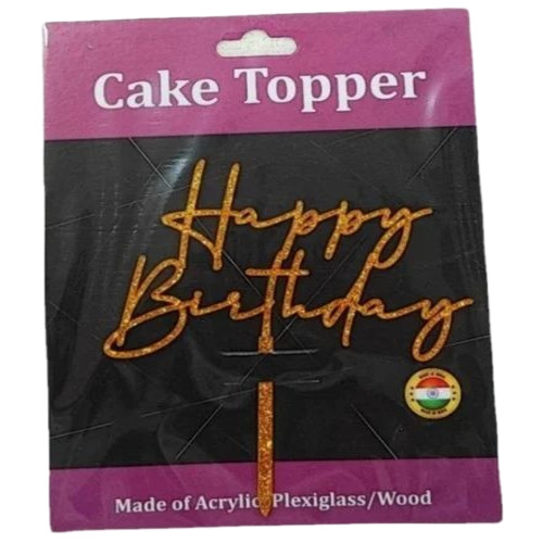 Happy Birthday Cake Topper