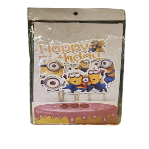 Minnion Theme Cake Topper