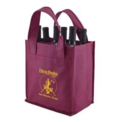 Printed Non Woven Bottle Carry Bag