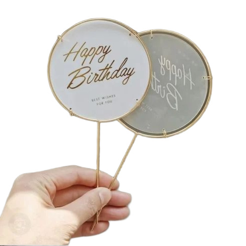 Roundtheme Cake Topper