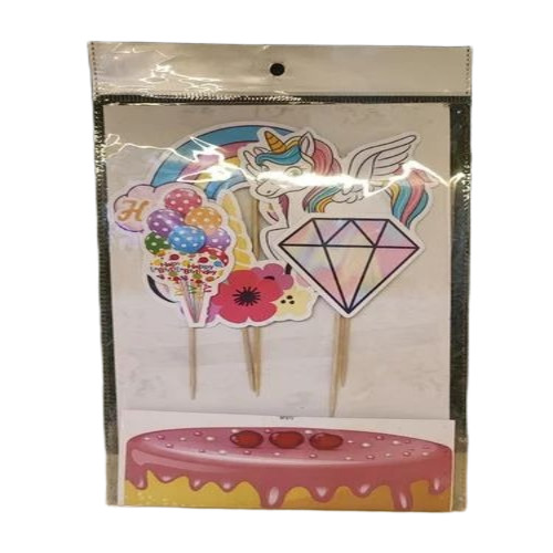 Unicorn Theme Cake Topper