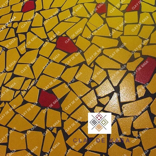 China Mosaic Flooring Tiles - Color: Yelow