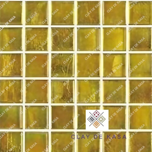 Golden Glass Mosaic Highlighter Tiles