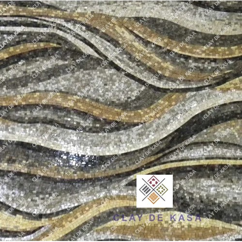 Hand Cut Design Mosaic Tiles - Color: Multi Color