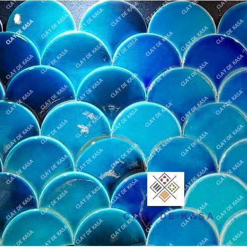 Handmade Fish Scale Tiles