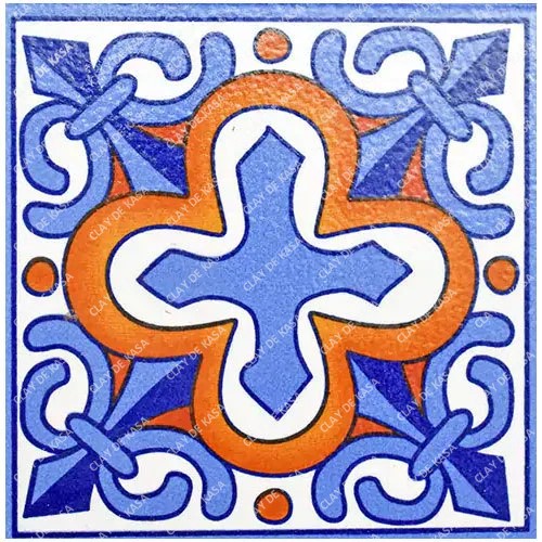 Jaipur Blue Pottery Tiles - Color: Multicolor