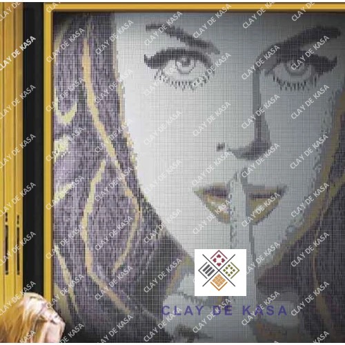 Mosaic Portrait Tile - Application: Wall