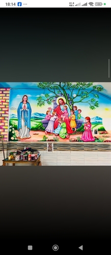 3D Play School Wall Painting 