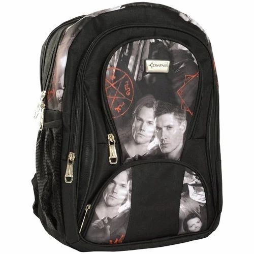 Black And Grey School Bag