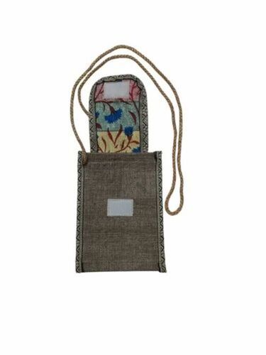 Mobile Pouch Jute Bag