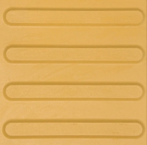 Tactile Tac Liner Metro Yellow Industrial Tile