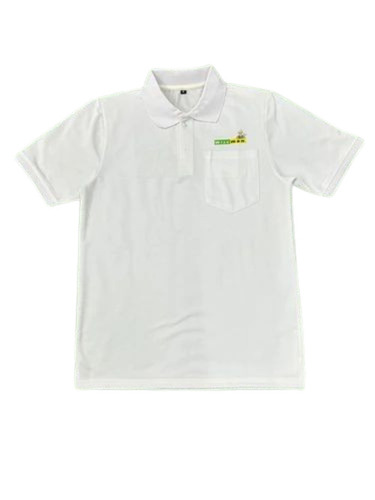 White Polyester T Shirt